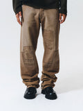 Armani Jeans Patchwork Buckle Back Trousers