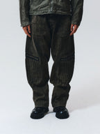 Armani Jeans Utility Panelled Zip Cargo Trousers