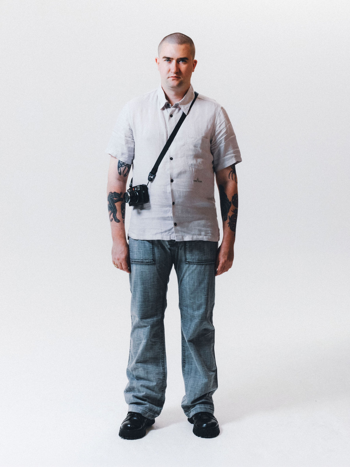 SS07 Stone Island Linen Button Shirt