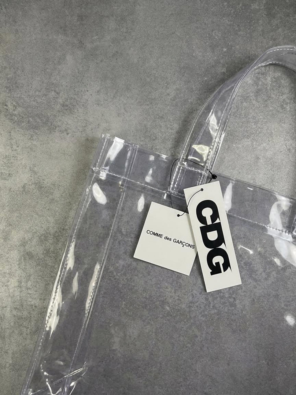 Comme Des Garcons Transparent Tote Bag