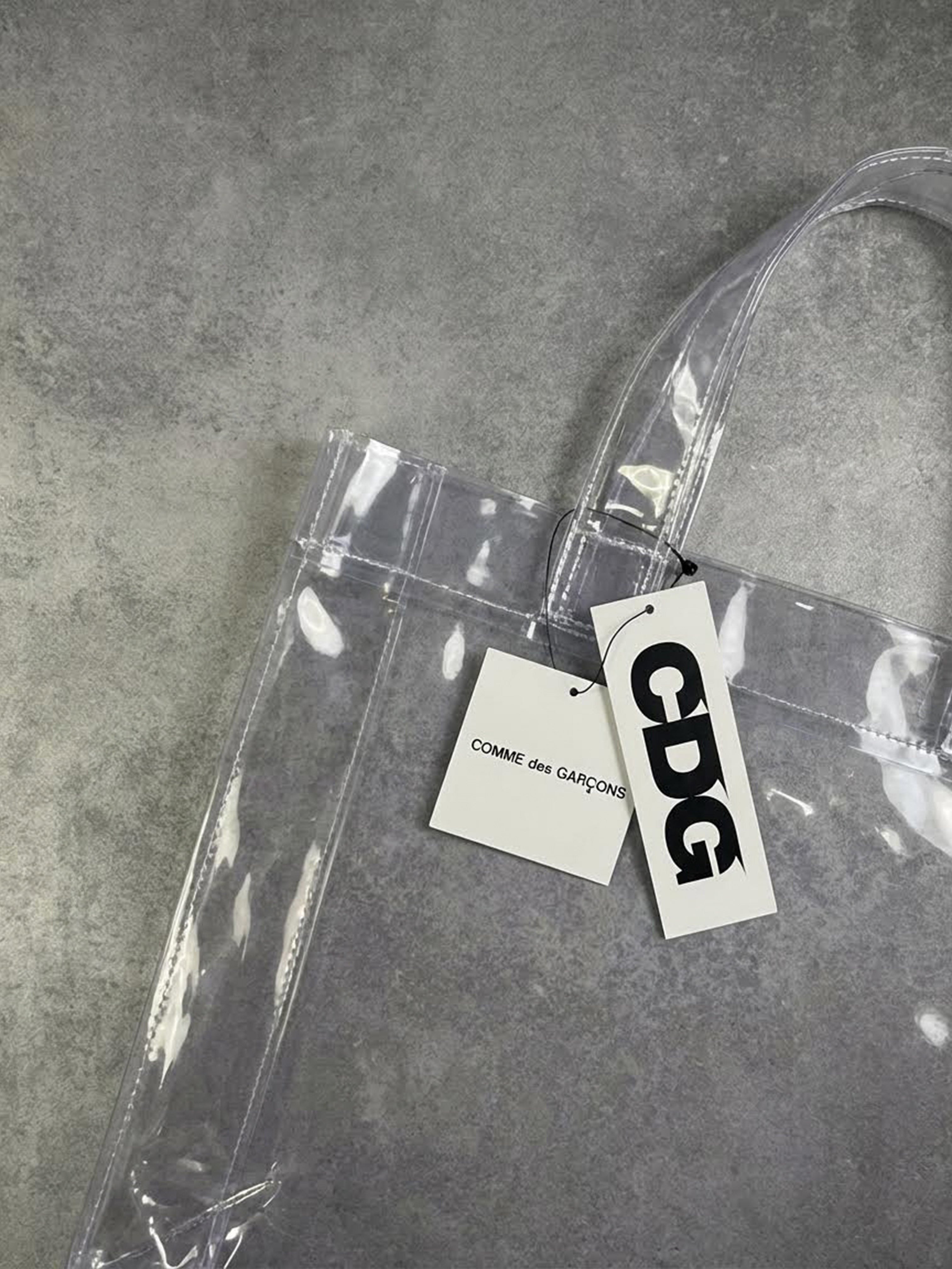 Comme Des Garcons Transparent Tote Bag