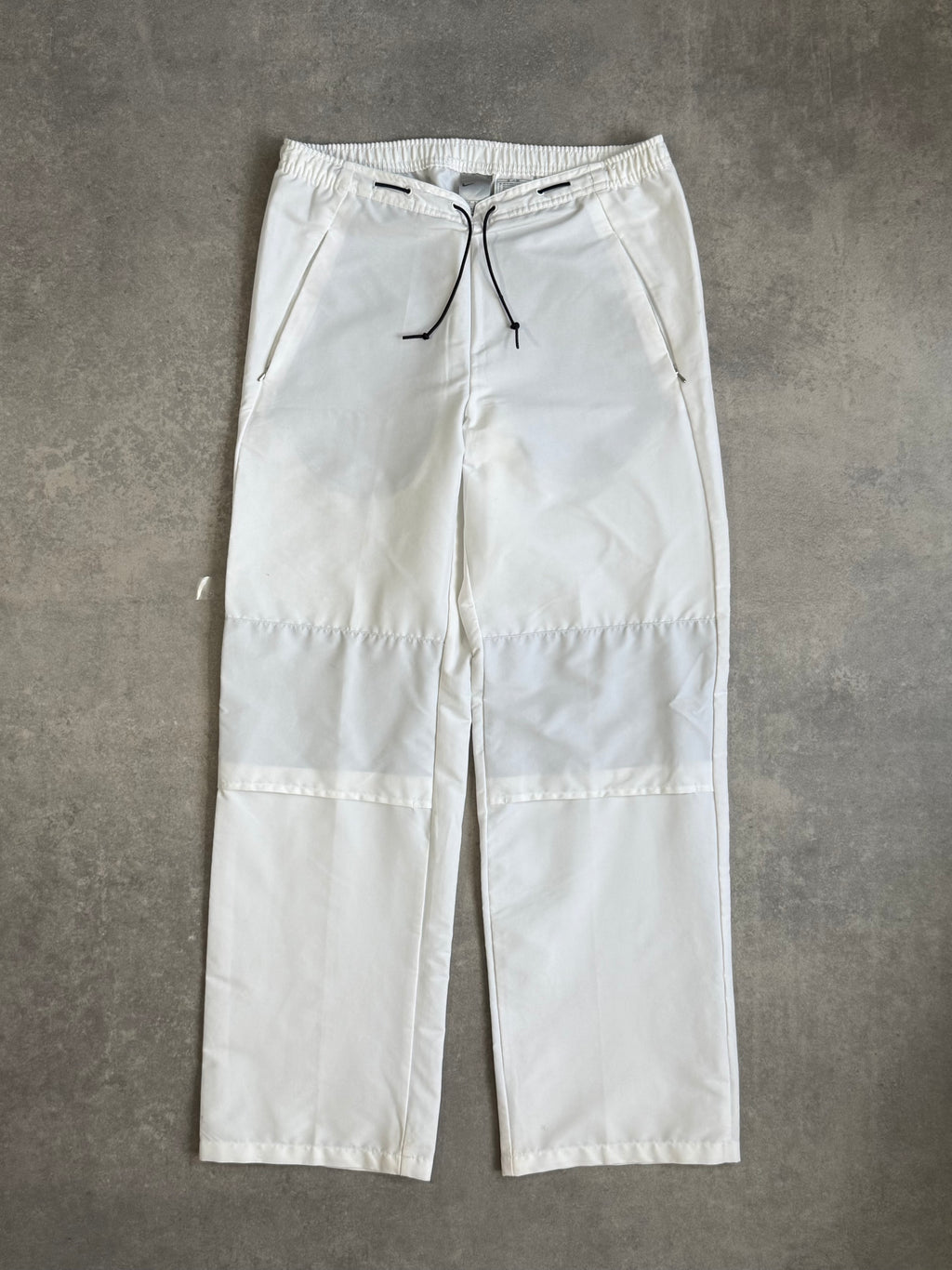 Nike Silver Tag White Baggy Trousers