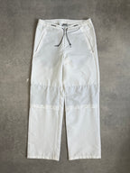 Nike Silver Tag White Baggy Trousers