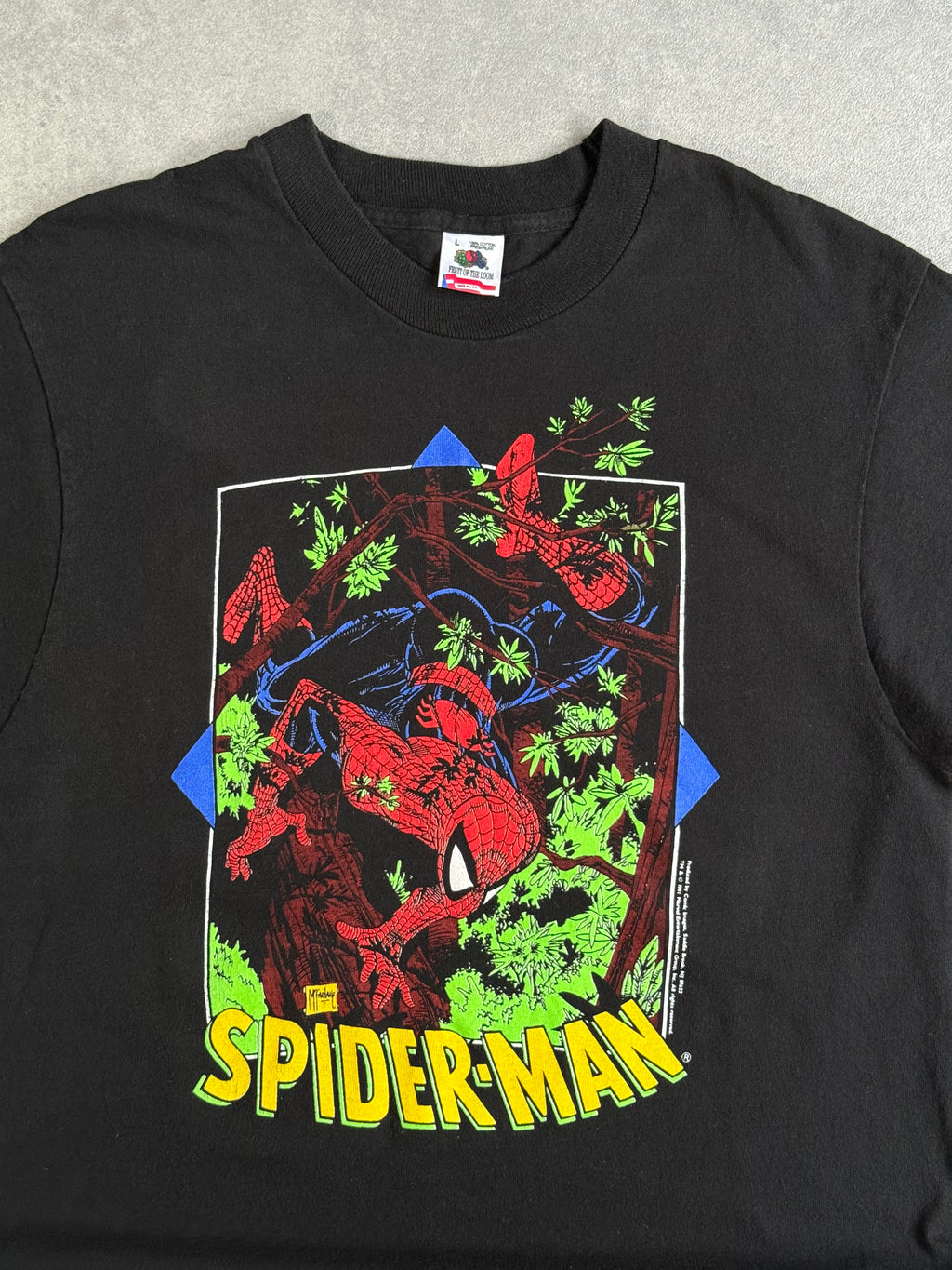 Rare 1991 Spiderman Marvel Comics T-Shirt