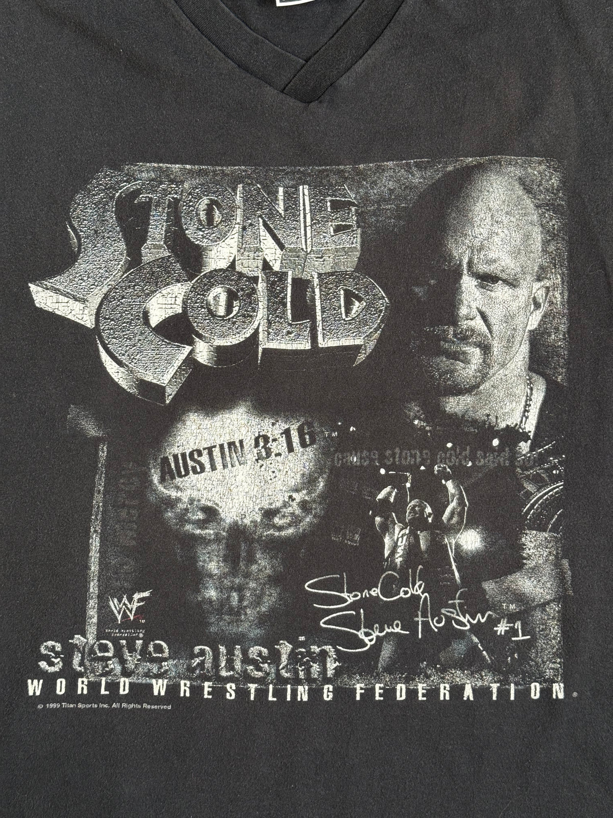 Vintage 1999 WWF Stone Cold Steve Austin Vest