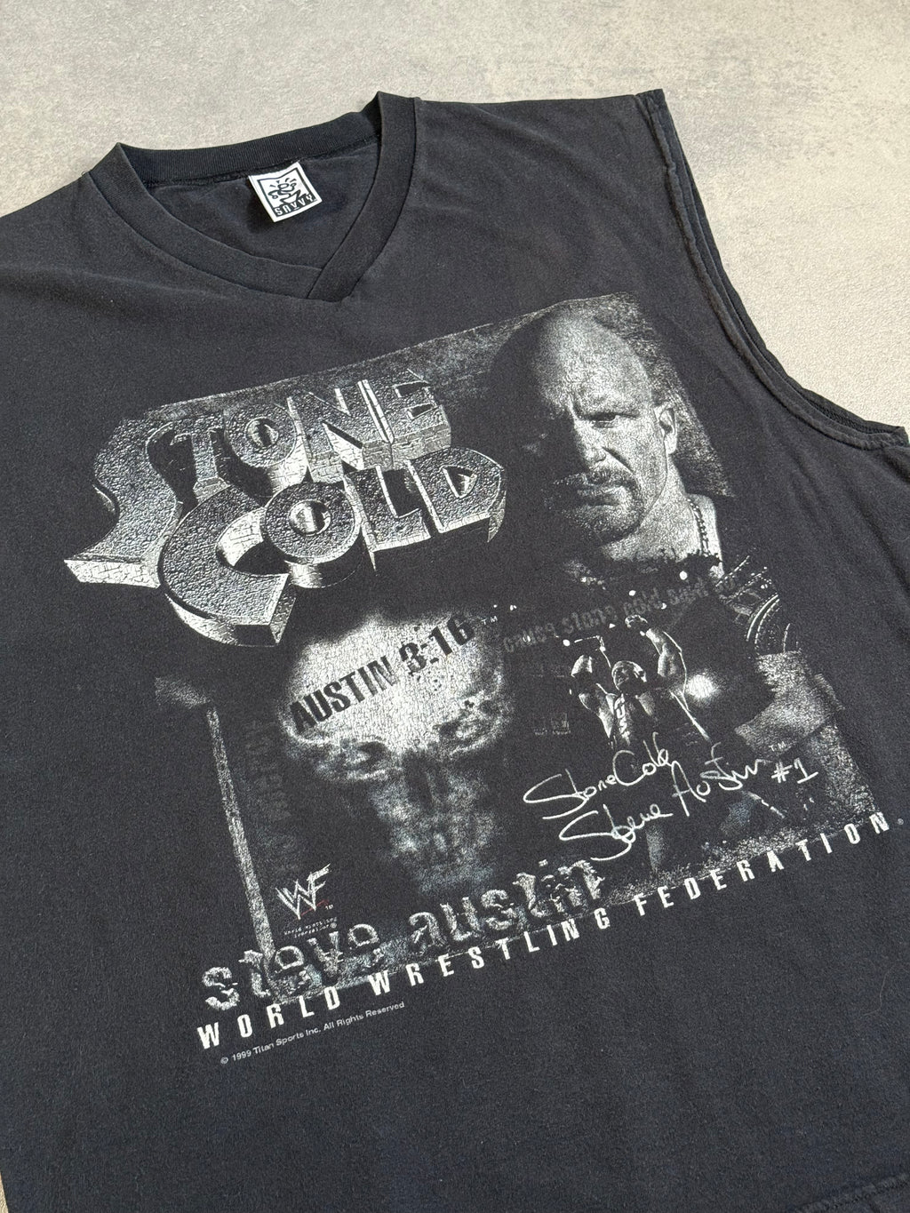 Vintage 1999 WWF Stone Cold Steve Austin Vest