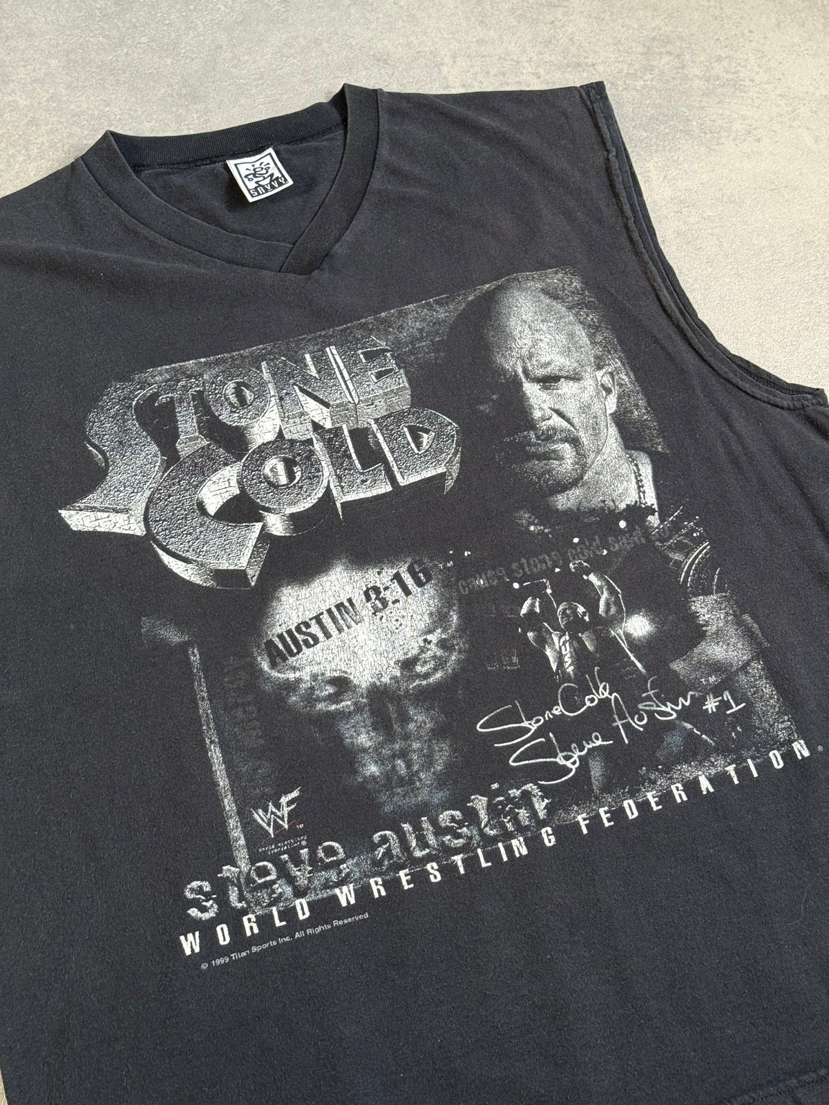 Vintage 1999 WWF Stone Cold Steve Austin Vest