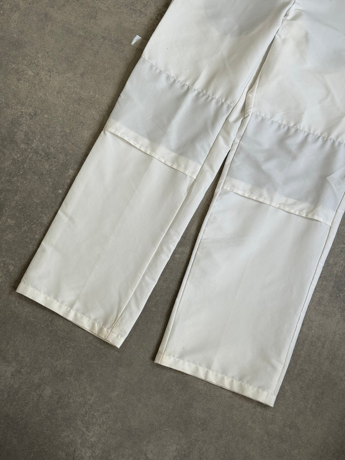 Nike Silver Tag White Baggy Trousers