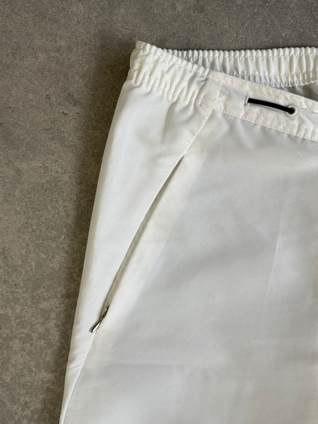 Nike Silver Tag White Baggy Trousers