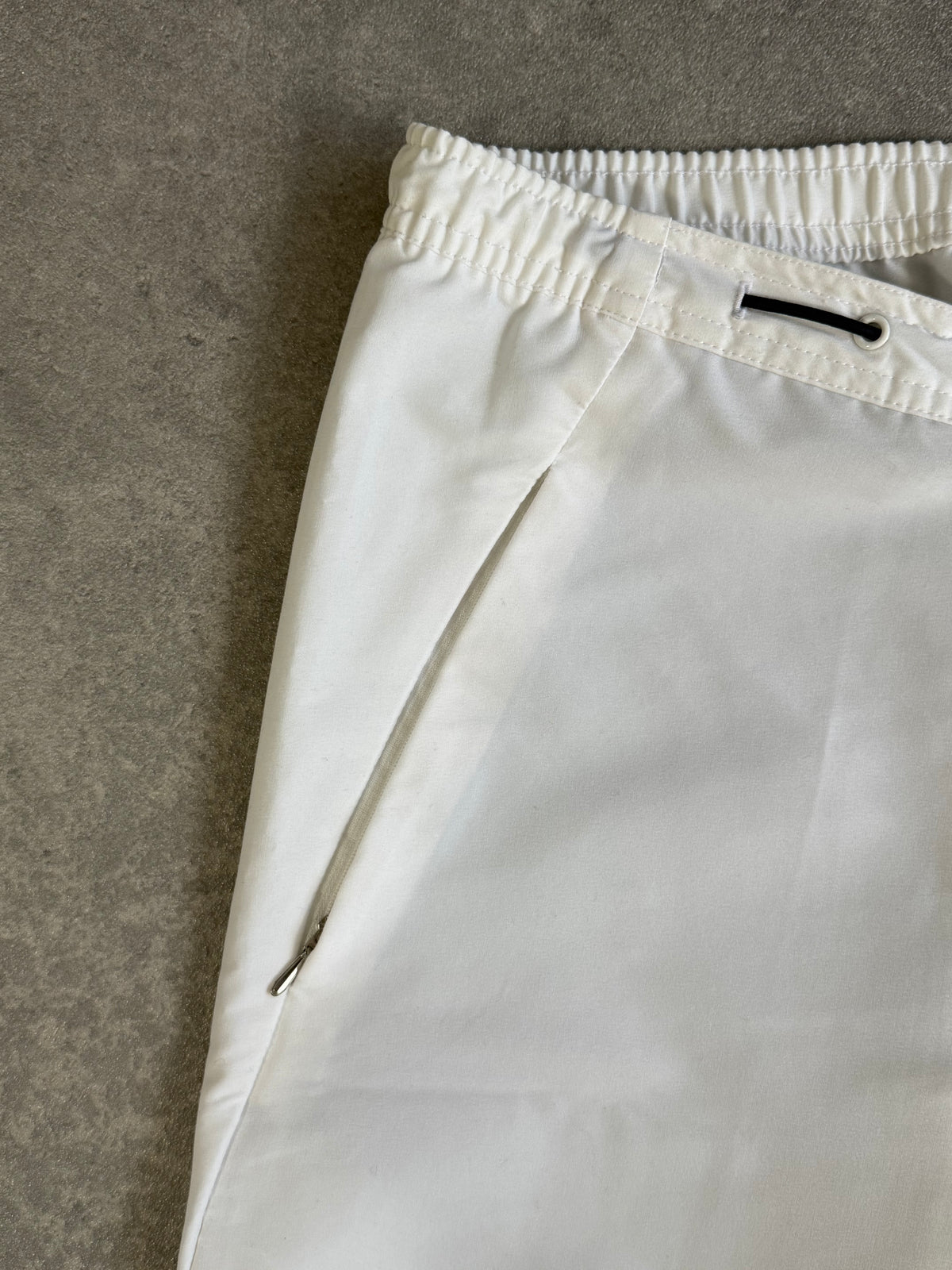 Nike Silver Tag White Baggy Trousers