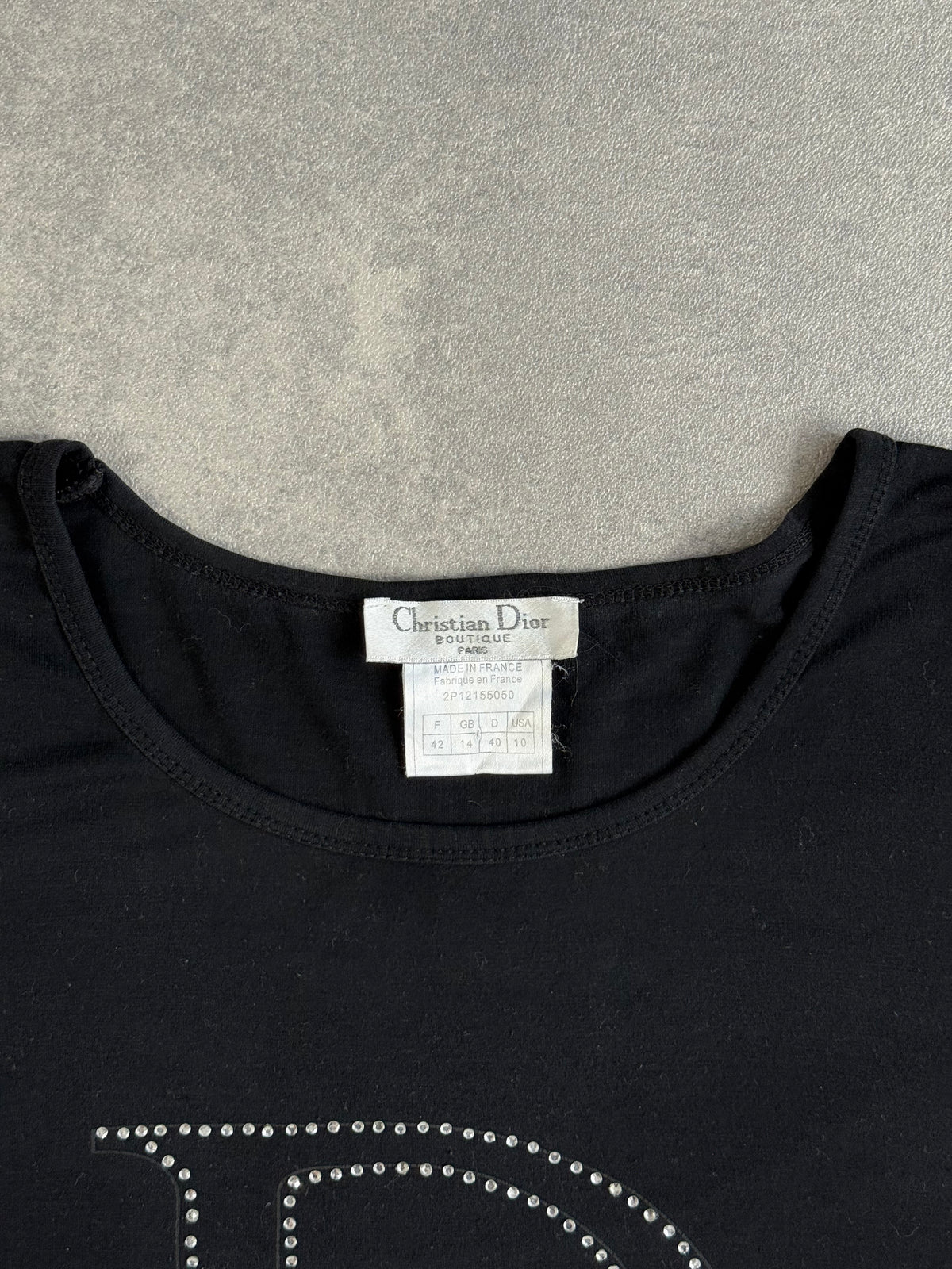 Vintage Diamante Dior T-Shirt