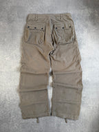 Early 2000s Diesel Baggy Cargo Asymmetrical Zipper Trousers