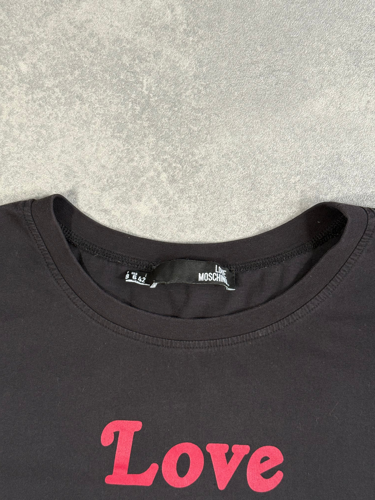Vintage 'Love Moschino is in the air' T-shirt