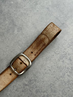 Vintage G STAR RAW 100% Leather Cracked Effect Belt