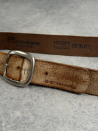 Vintage G STAR RAW 100% Leather Cracked Effect Belt