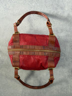Vintage Just Cavalli 2009 Red Shoulder Bag.