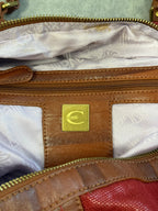 Vintage Just Cavalli 2009 Red Shoulder Bag.