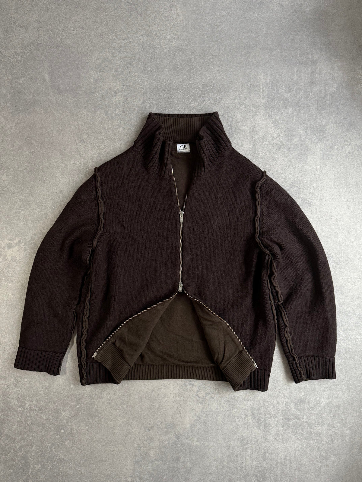 Vintage CP Knit Zip Up
