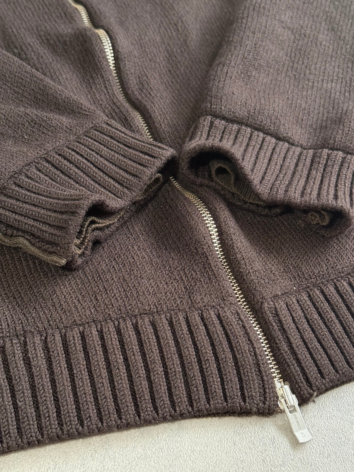 Vintage CP Knit Zip Up