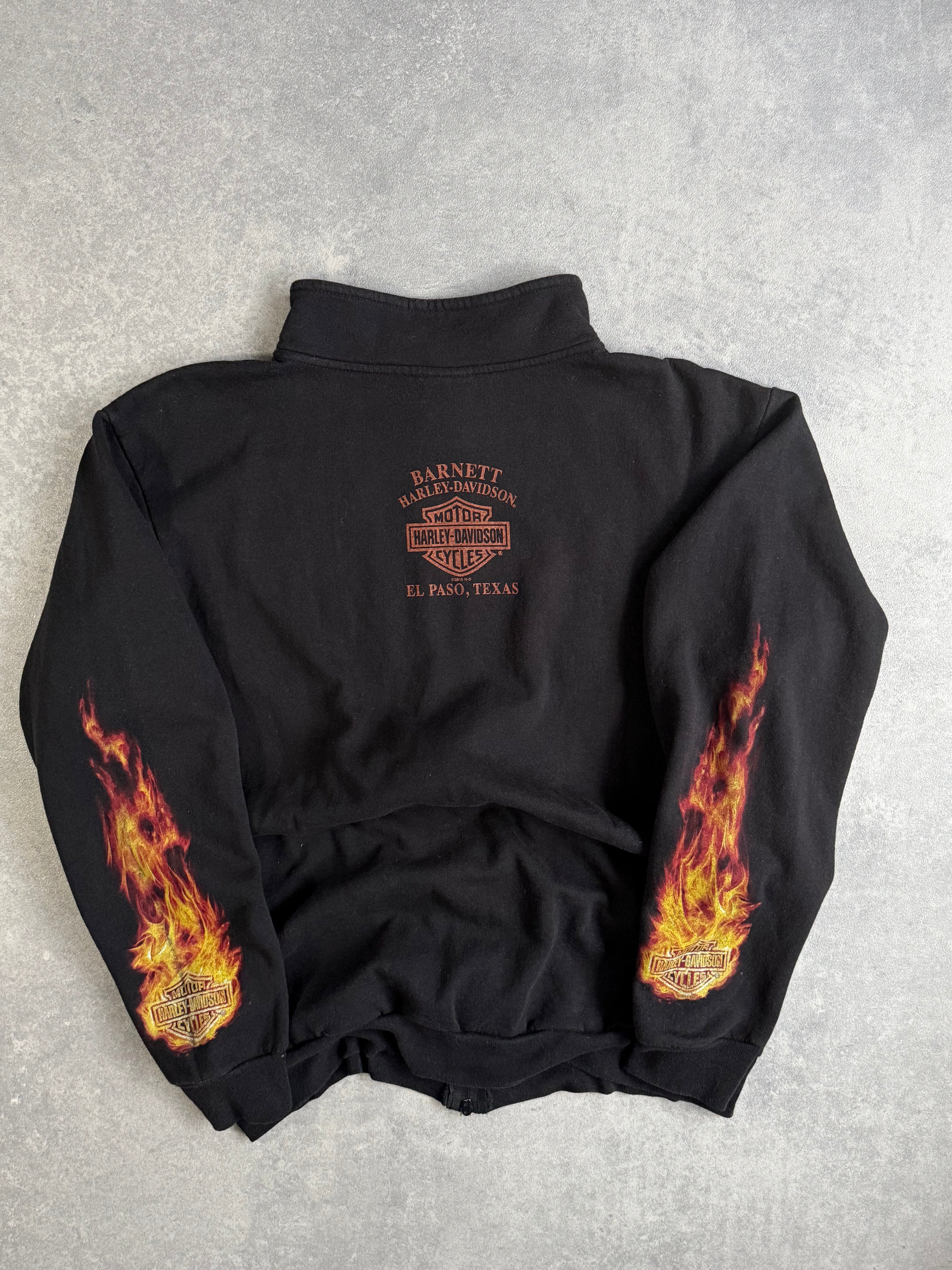 Vintage Harley Davidson Zip Up Jacket