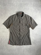 Vintage Khaki Prada Sport Panel Shirt