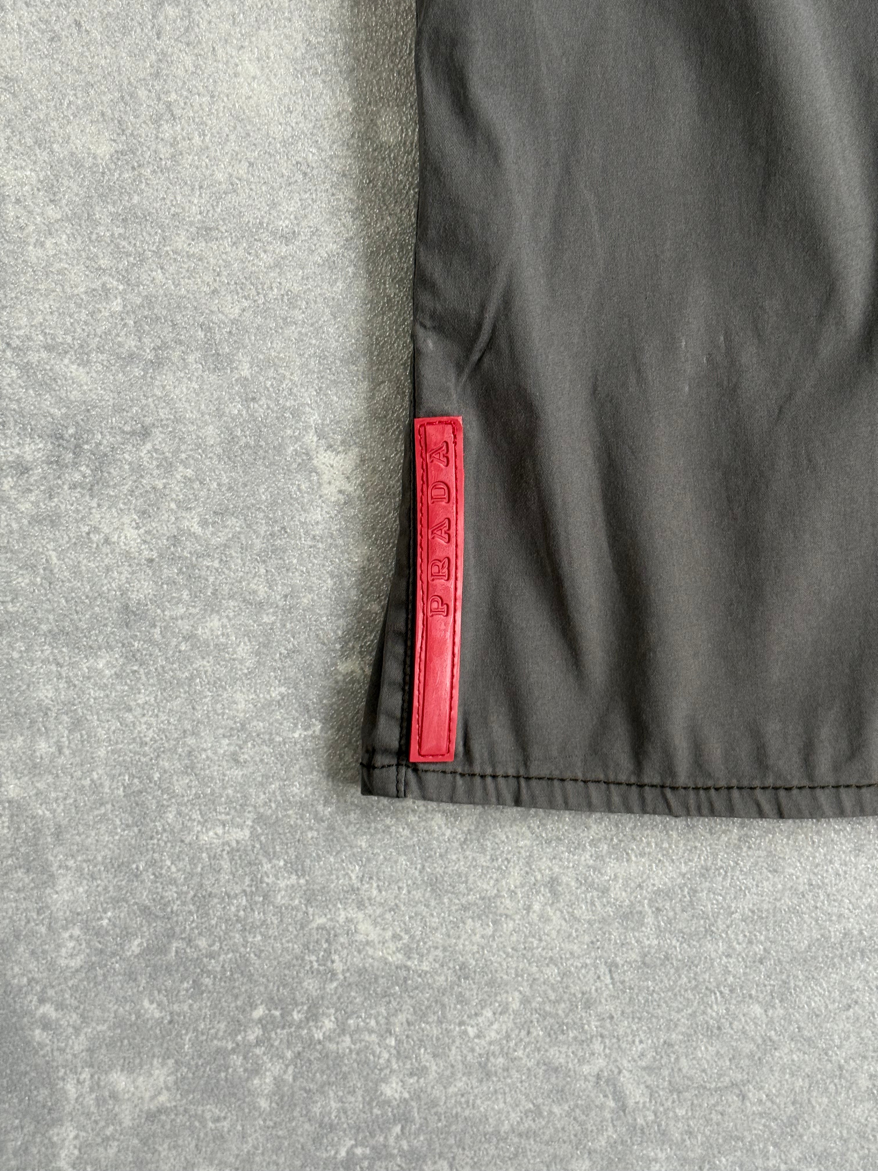 Vintage Khaki Prada Sport Panel Shirt