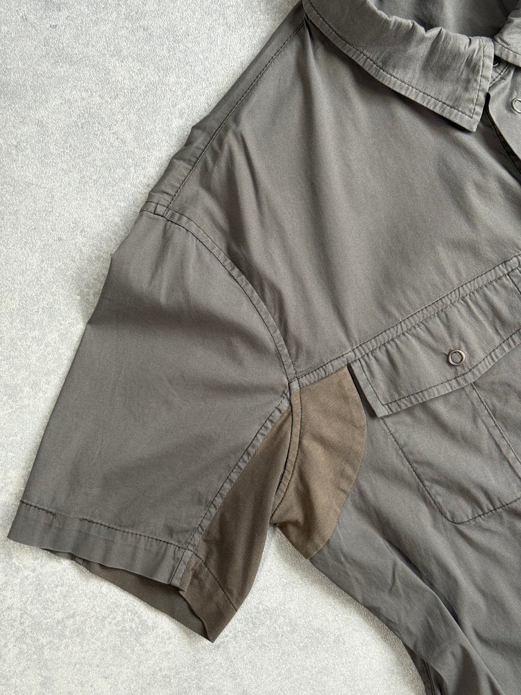 Vintage Khaki Prada Sport Panel Shirt