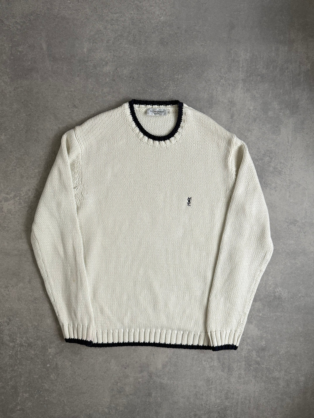Vintage YSL Heavy Knit Jumper