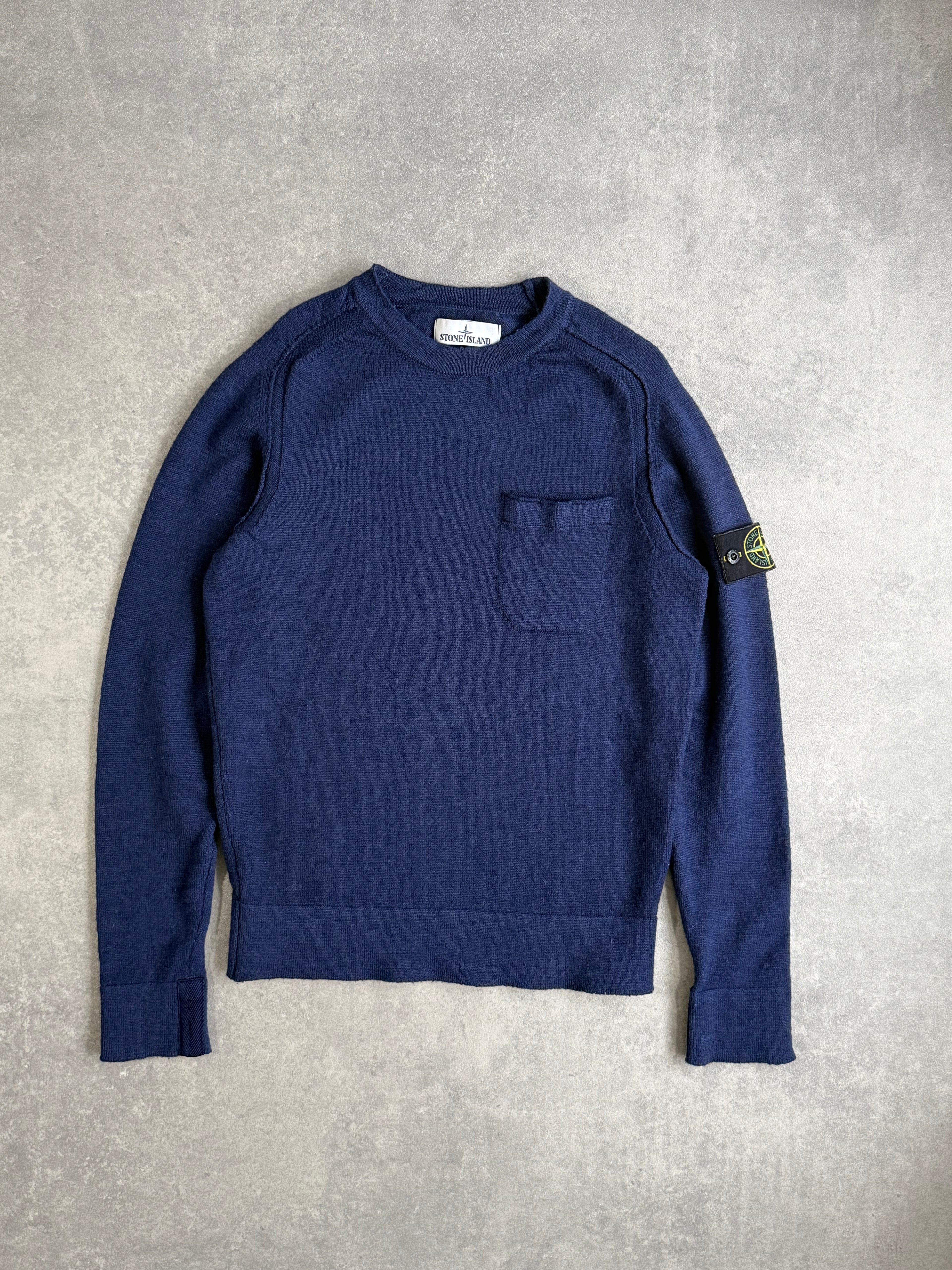 Vintage Blue Knit Stone Island Knit