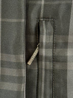 Burberry Black Nova Check Zip Up Jacket
