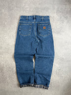 Vintage Carhartt Jeans Plaid Lined Jeans