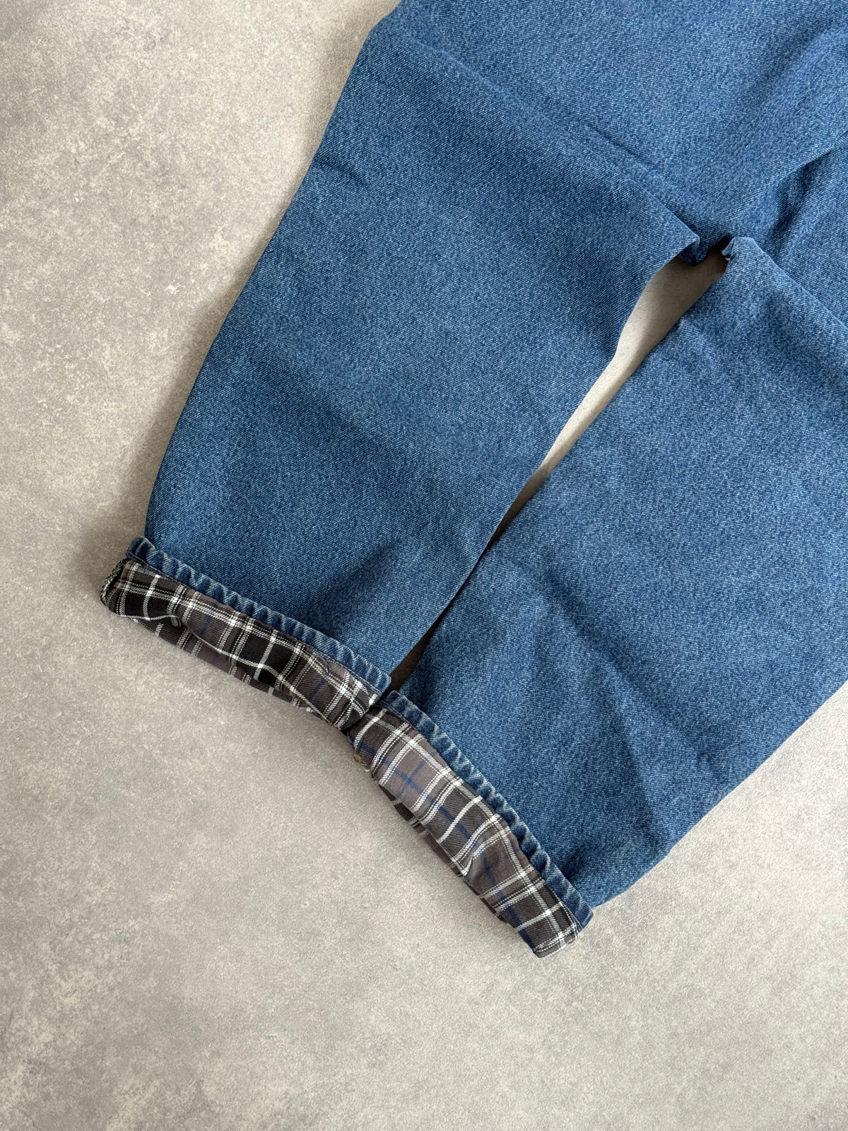 Vintage Carhartt Jeans Plaid Lined Jeans