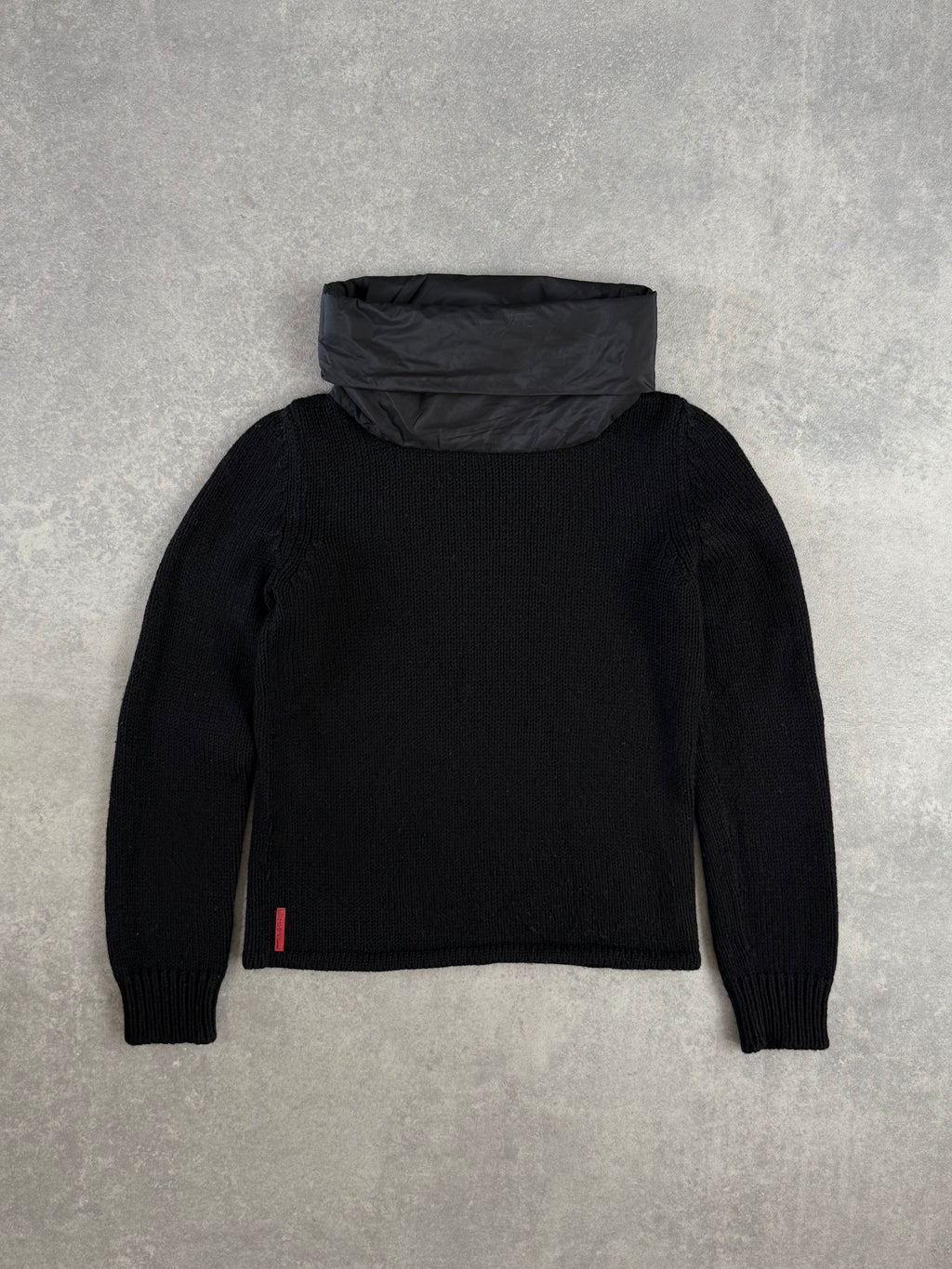 Early 2000s Prada Sport Funnel Neck Knit