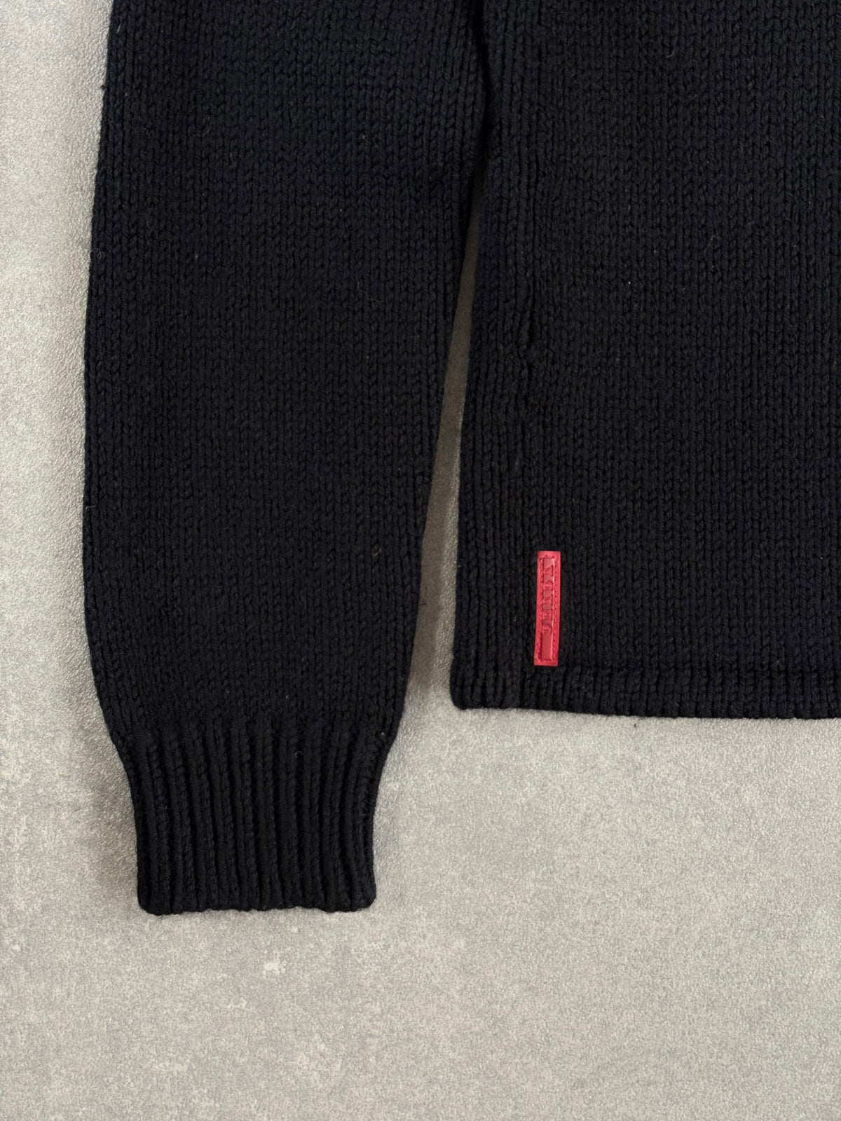 Early 2000s Prada Sport Funnel Neck Knit