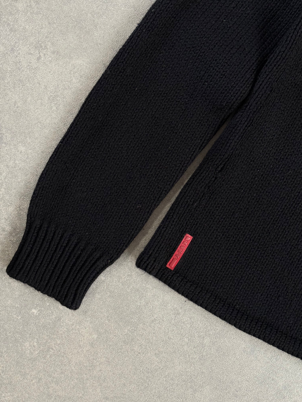Early 2000s Prada Sport Funnel Neck Knit