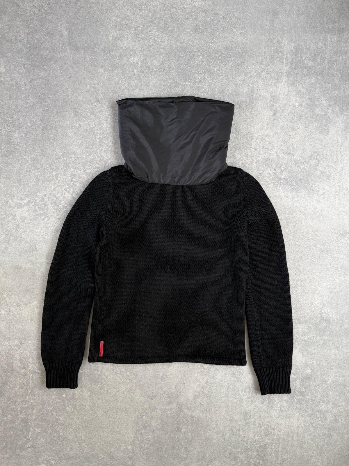Early 2000s Prada Sport Funnel Neck Knit