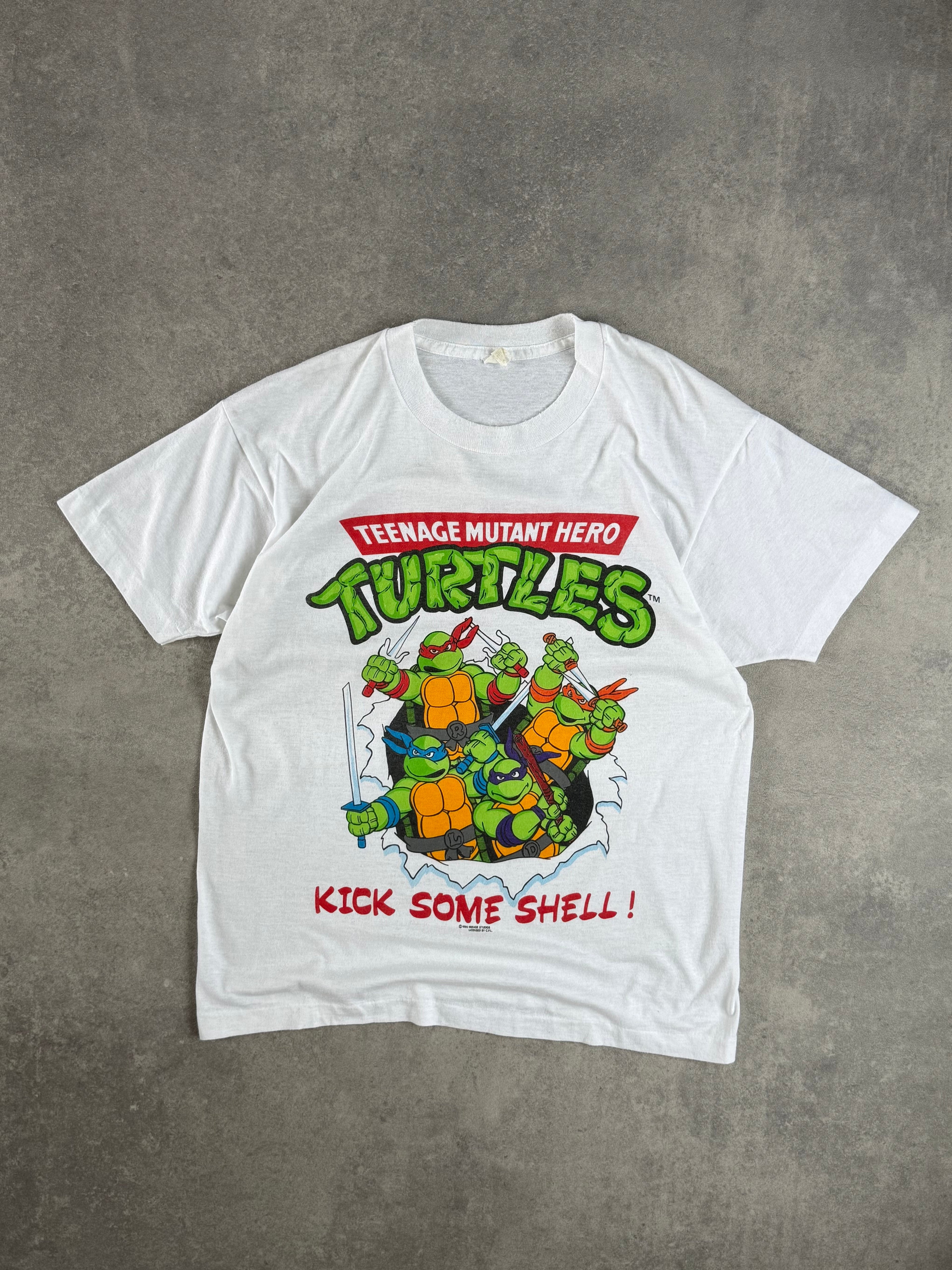 Vintage 1990 Teenage Mutant Ninja Turtles Mirage Studios T-Shirt