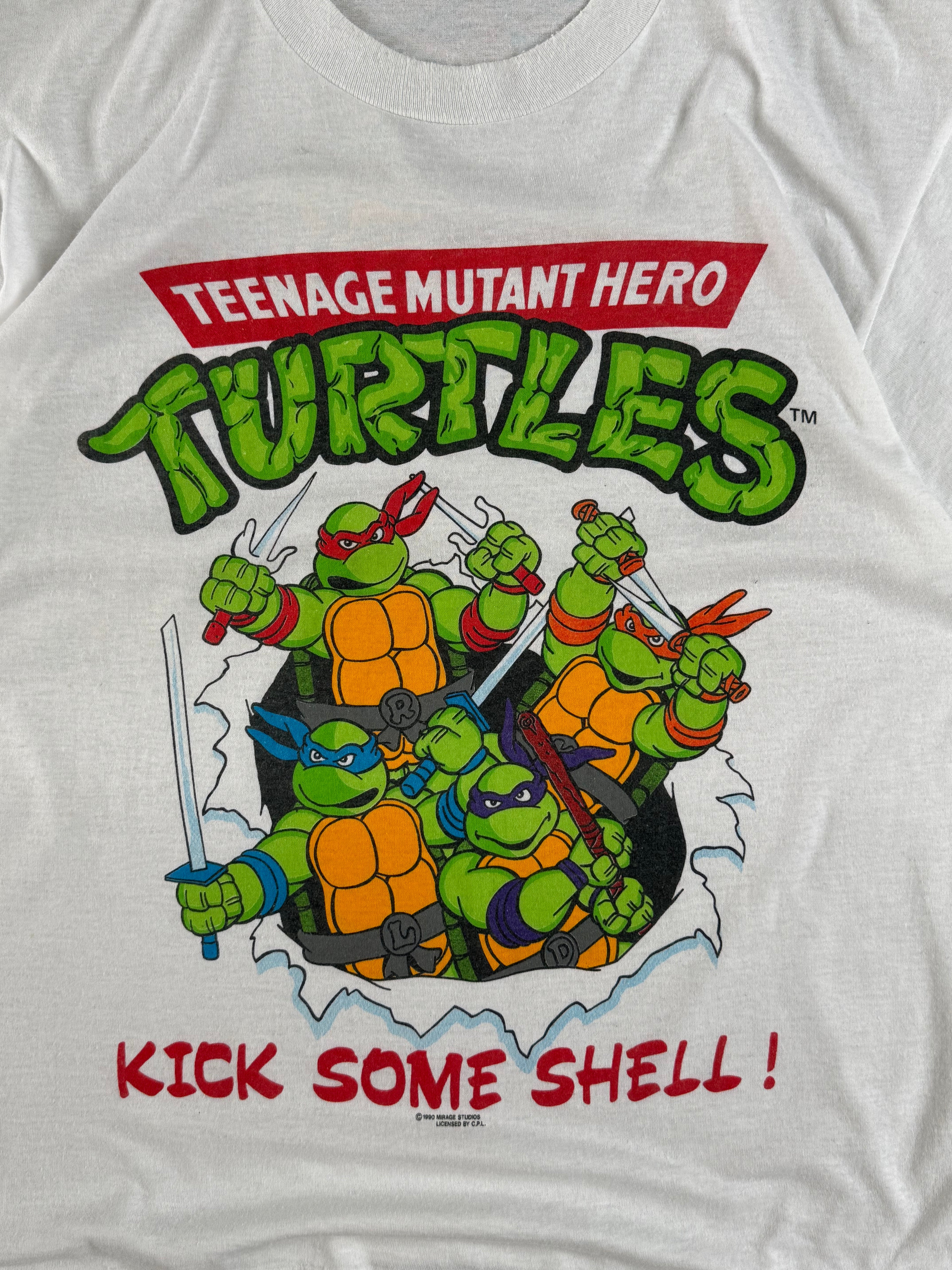 Vintage 1990 Teenage Mutant Ninja Turtles Mirage Studios T-Shirt