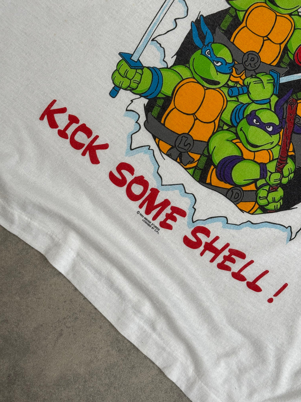 Vintage 1990 Teenage Mutant Ninja Turtles Mirage Studios T-Shirt