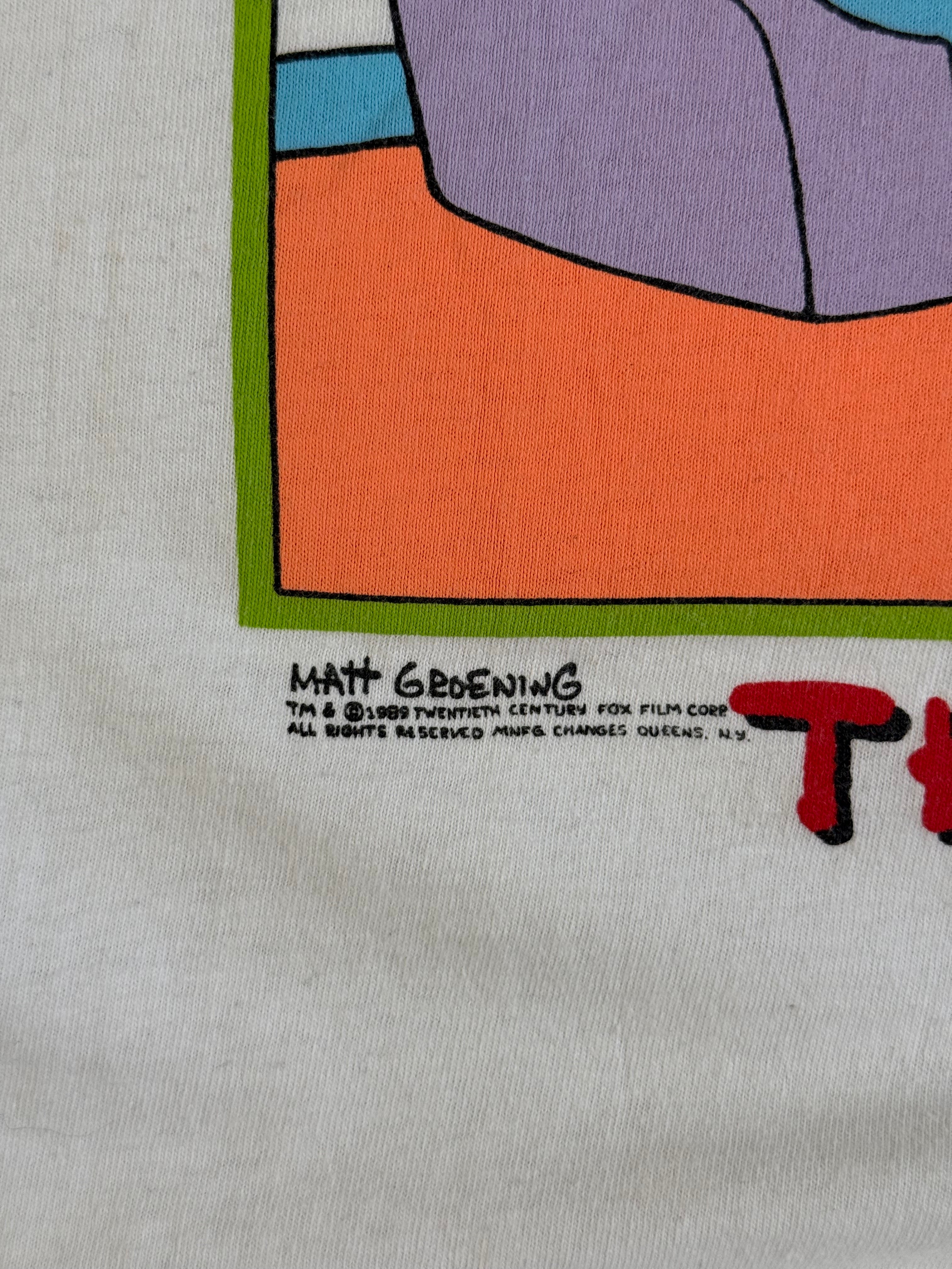 1980s The Simpsons Promo T-Shirt