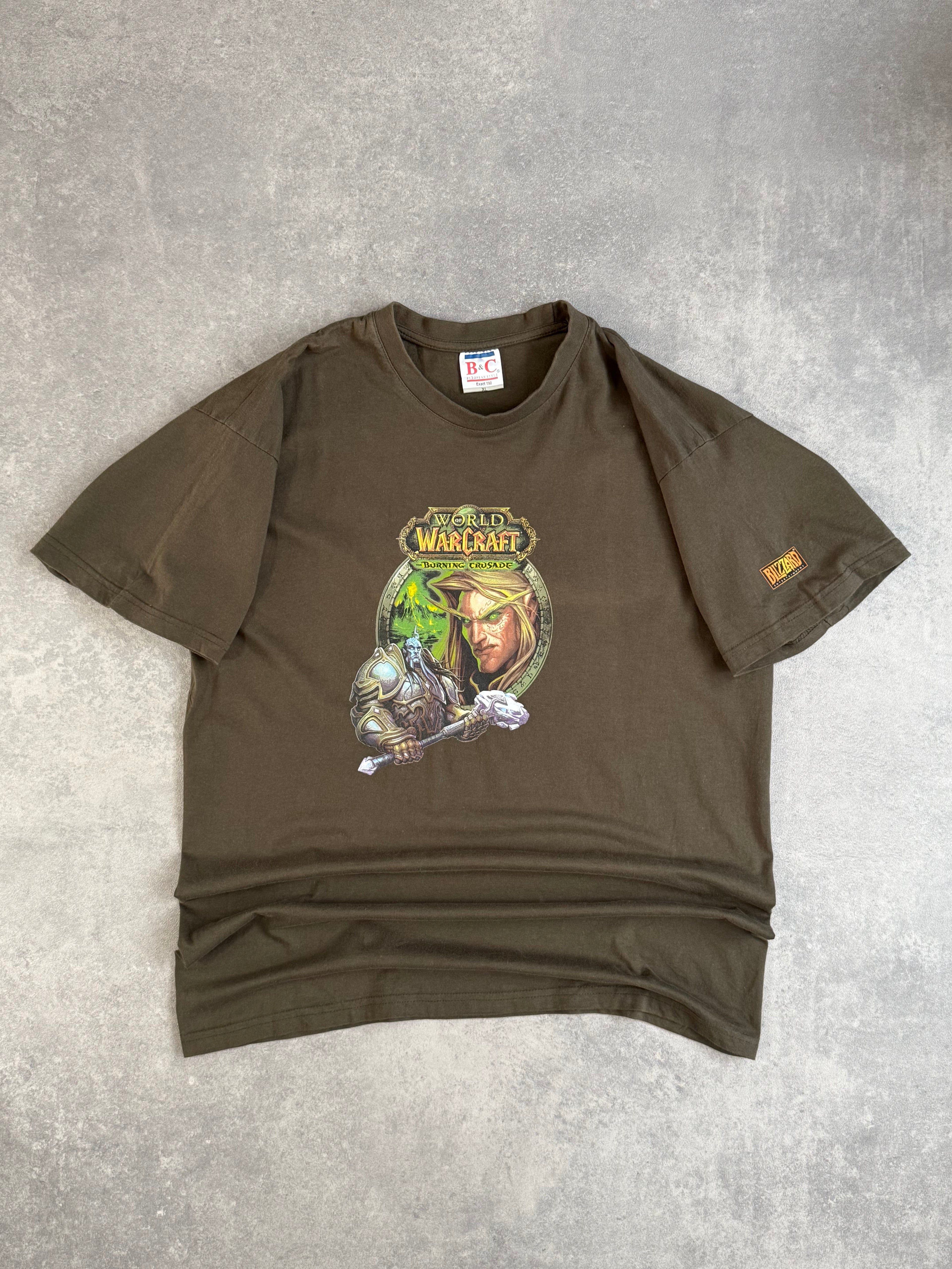 2007 World of Warcraft Burning Crusade Blizzard Entertainment Promo T-Shirt