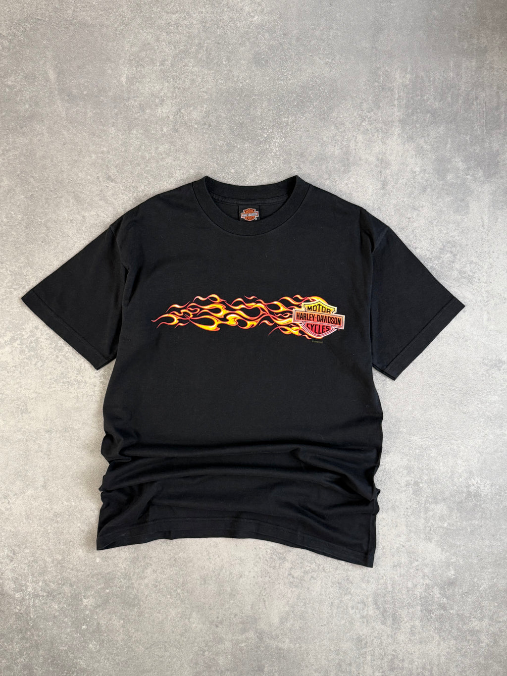 Vintage Flame Graphic Harley Davidson T-Shirt