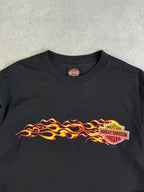 Vintage Flame Graphic Harley Davidson T-Shirt