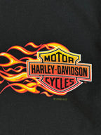 Vintage Flame Graphic Harley Davidson T-Shirt