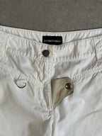 Vintage Armani White Wide-Leg trousers