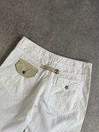 Vintage Armani White Wide-Leg trousers