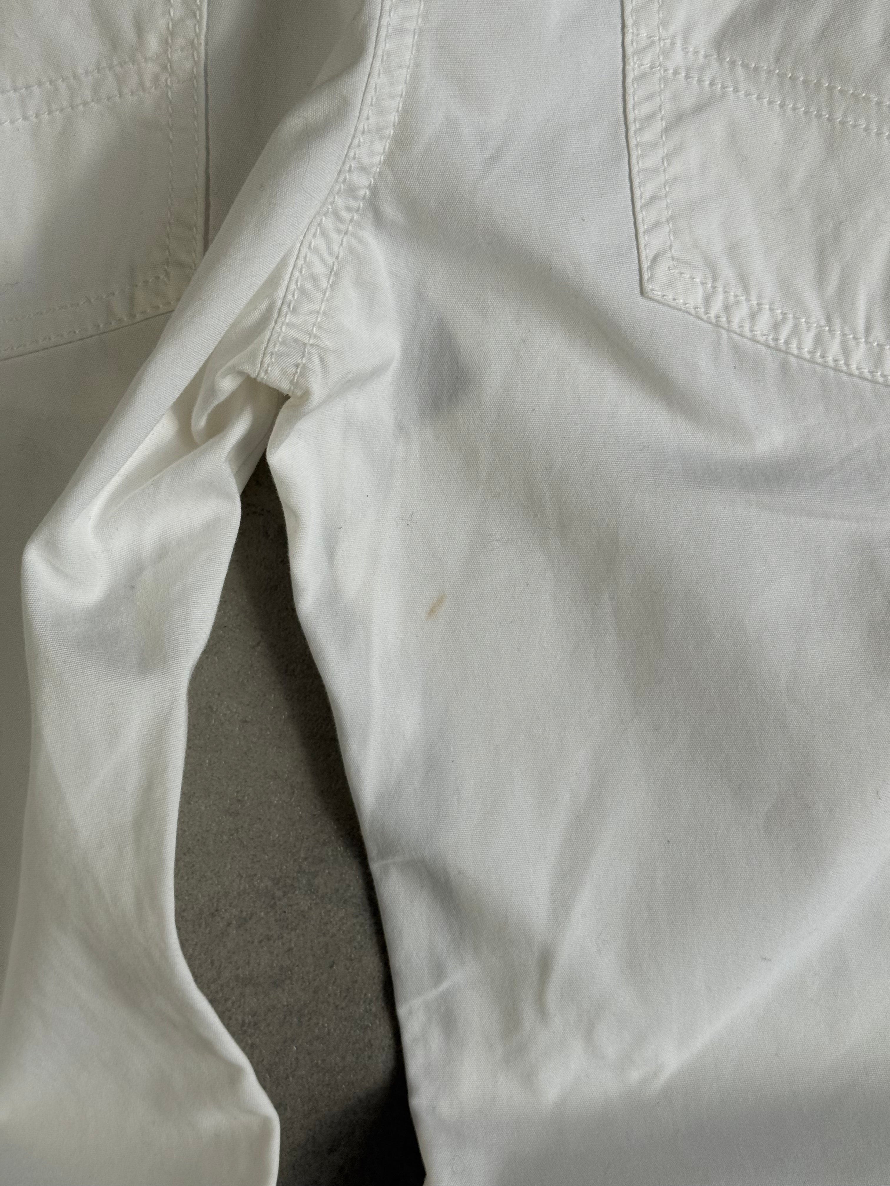 Vintage Armani White Wide-Leg trousers