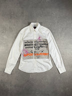 Vintage Rare Dolce & Gabbana Black Label White shirt