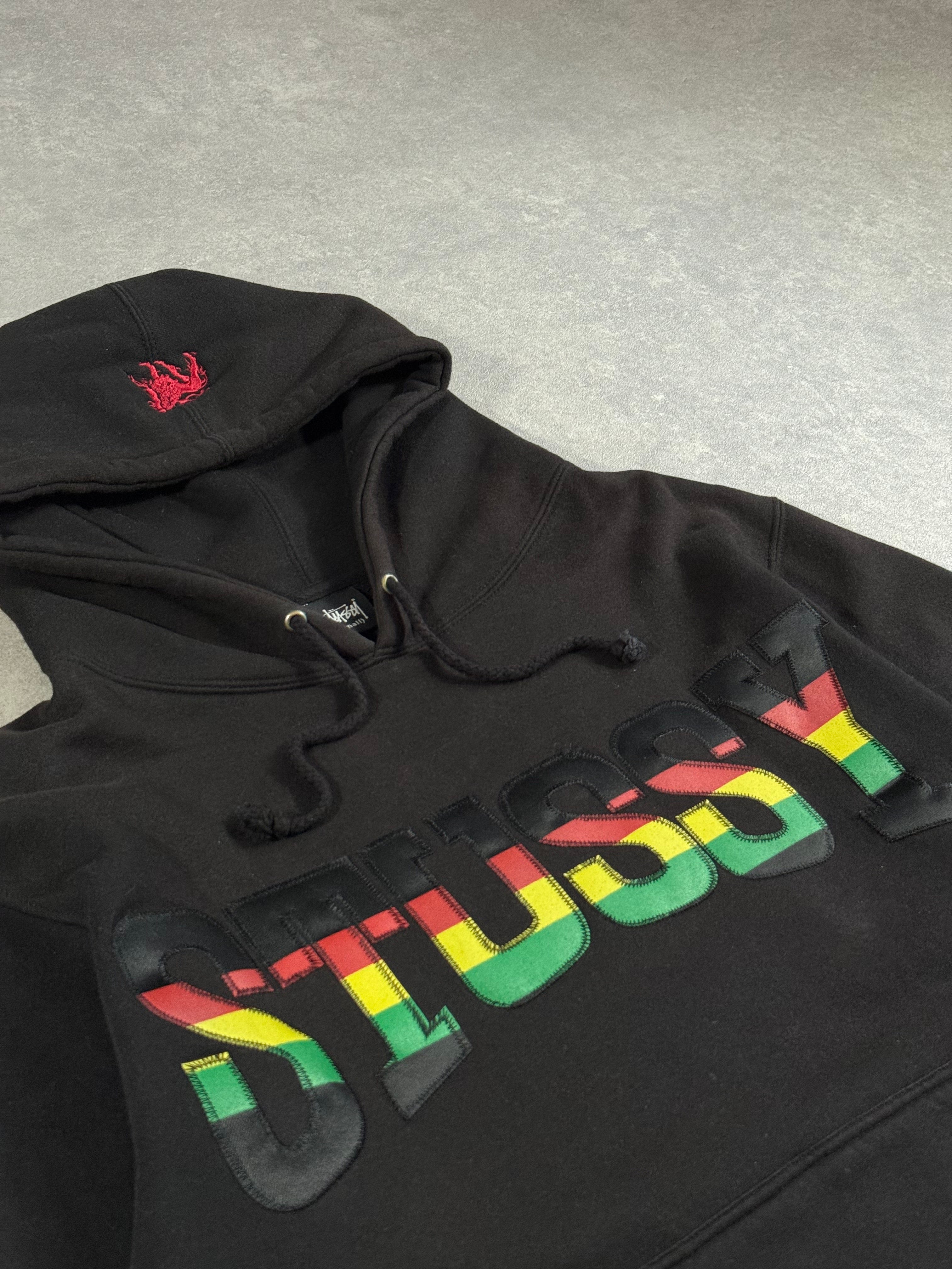 Early 2000s Stussy Rasta Hoodie