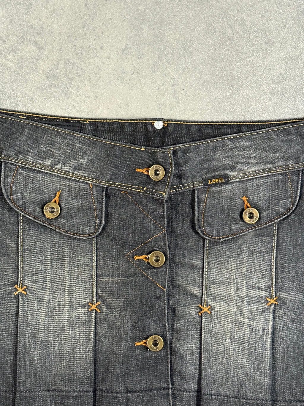 Lee Denim Mini Skirt Y2K